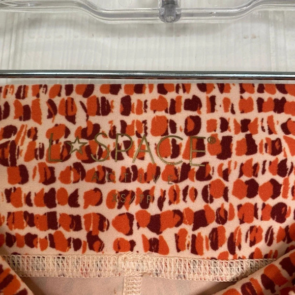 L*SPACE Set Do The Twist Sports Bra Carter Bike Short Wild Bunch Size XS Orange - Picture 12 of 16